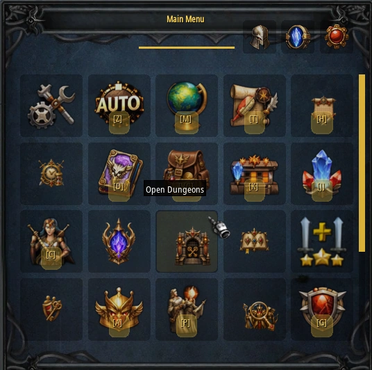 DamageMU MAIN MENU