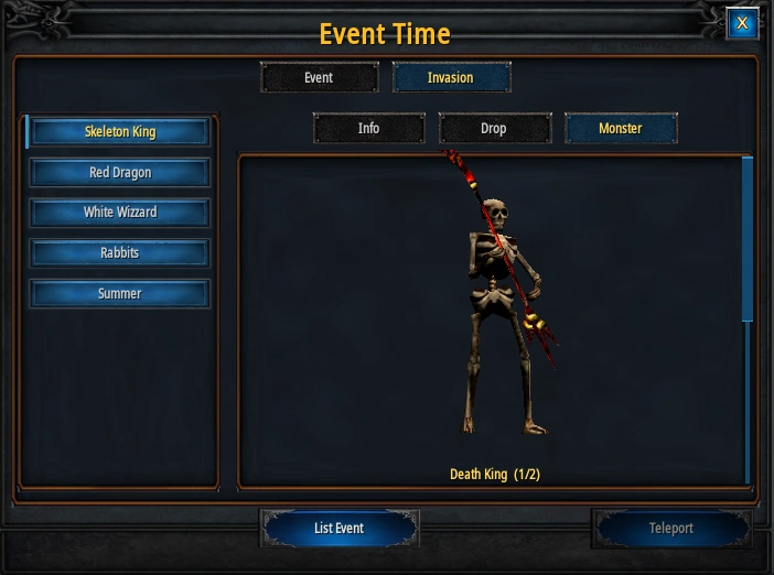 DamageMU EVENT TIME